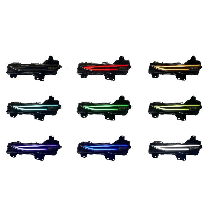 RGB Front Bumper Fog Light Upgrade for Model 3/Y