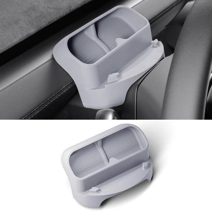 Sunglasses & Phone Holder Organizer for Model Y Juniper Grey