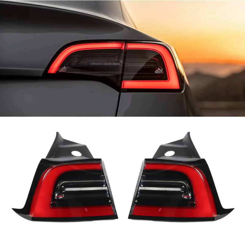 4 PIN Turn Brake Lamp & Inner Tail Light Replacement for Model 3/Y (21-24) Turn Brake Lamp Pair