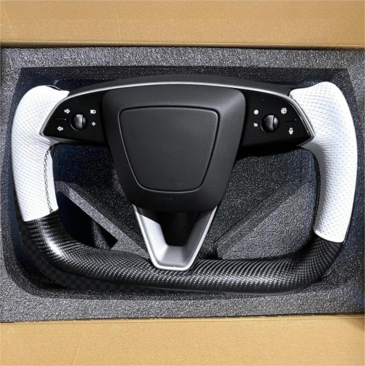 Yoke Steering Wheel Upgrade For Tesla Model 3 Highland / Model Y Juniper