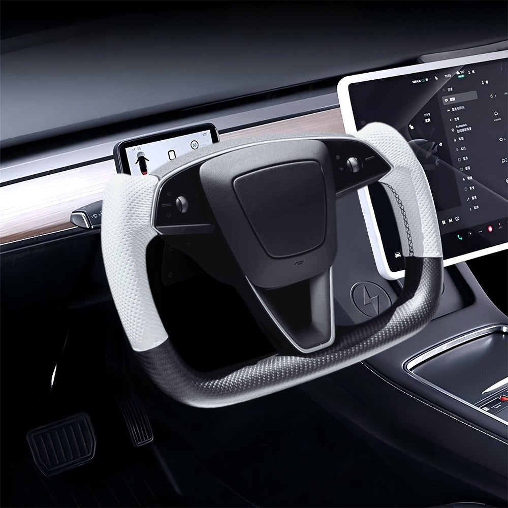 Yoke Steering Wheel Upgrade For Tesla Model 3 Highland / Model Y Juniper