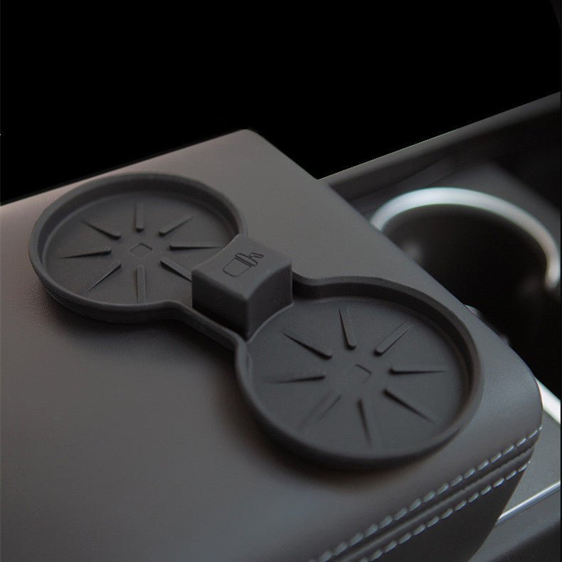 Tesla Model 3 Highland & Model Y Juniper/Model S/X Centre Coasters Style 2: Grey Model 3 Highland 2023.11-ON & Model Y Juniper 2025+ (BFCM Flash Sale)