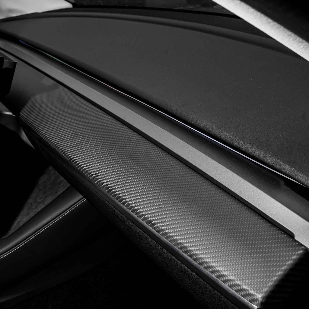 Carbon Fiber Dashboard Cover for Tesla Model 3/Y - Teskay
