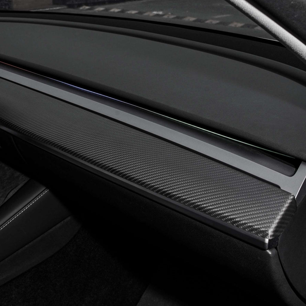 Carbon Fiber Dashboard Cover for Tesla Model 3/Y - Teskay