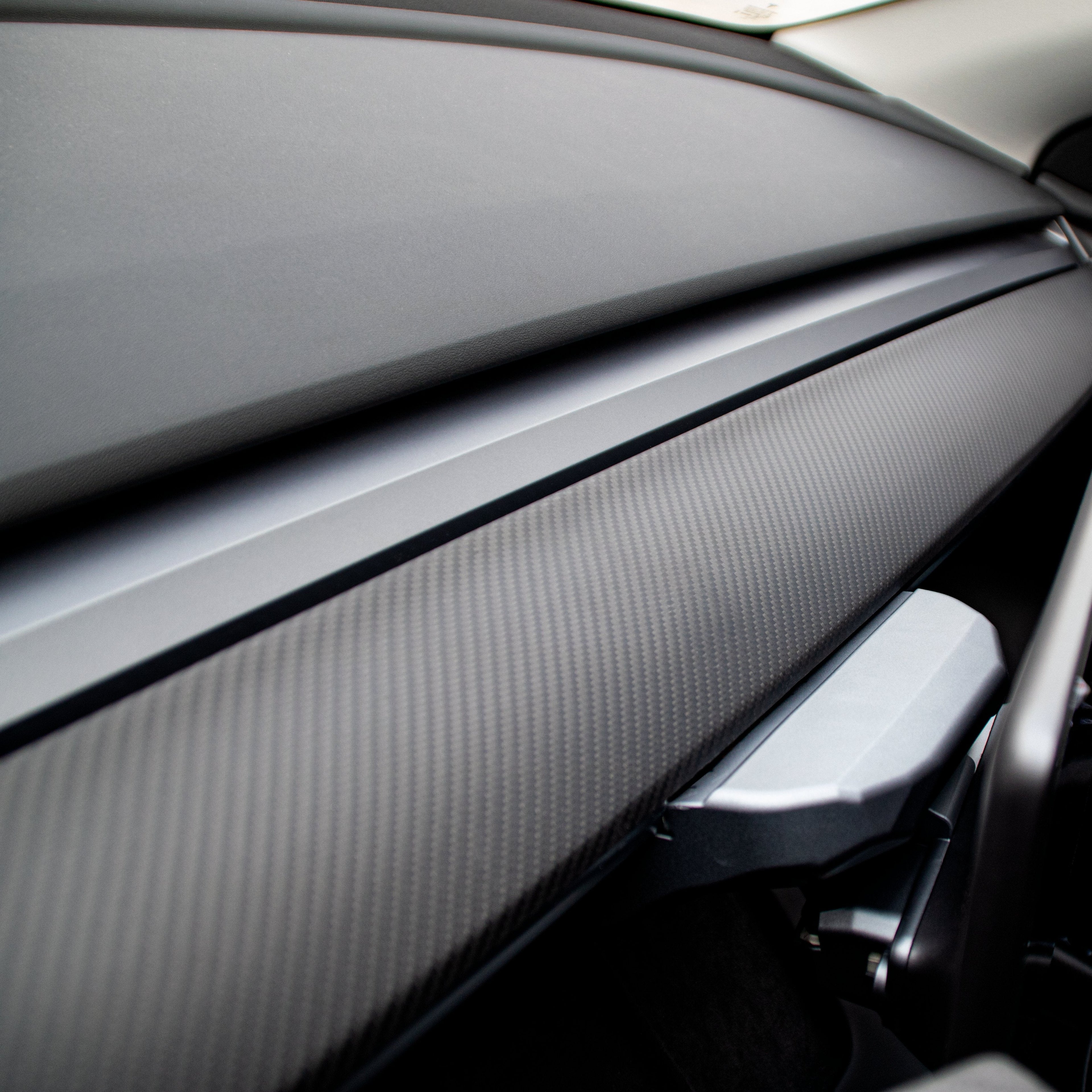 Carbon Fiber Dashboard Cover for Tesla Model 3/Y - Teskay