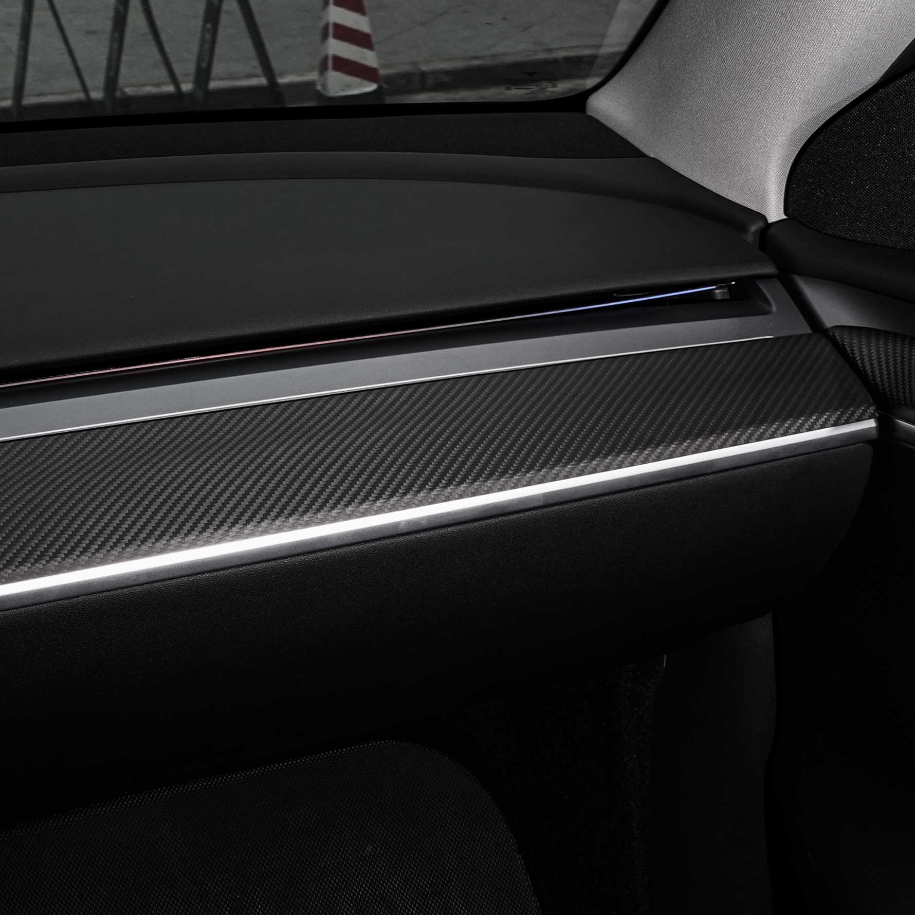 Carbon Fiber Dashboard Cover for Tesla Model 3/Y - Teskay