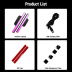 Model 3/Y RGB Sound-Activated Ambient Lighting Kit