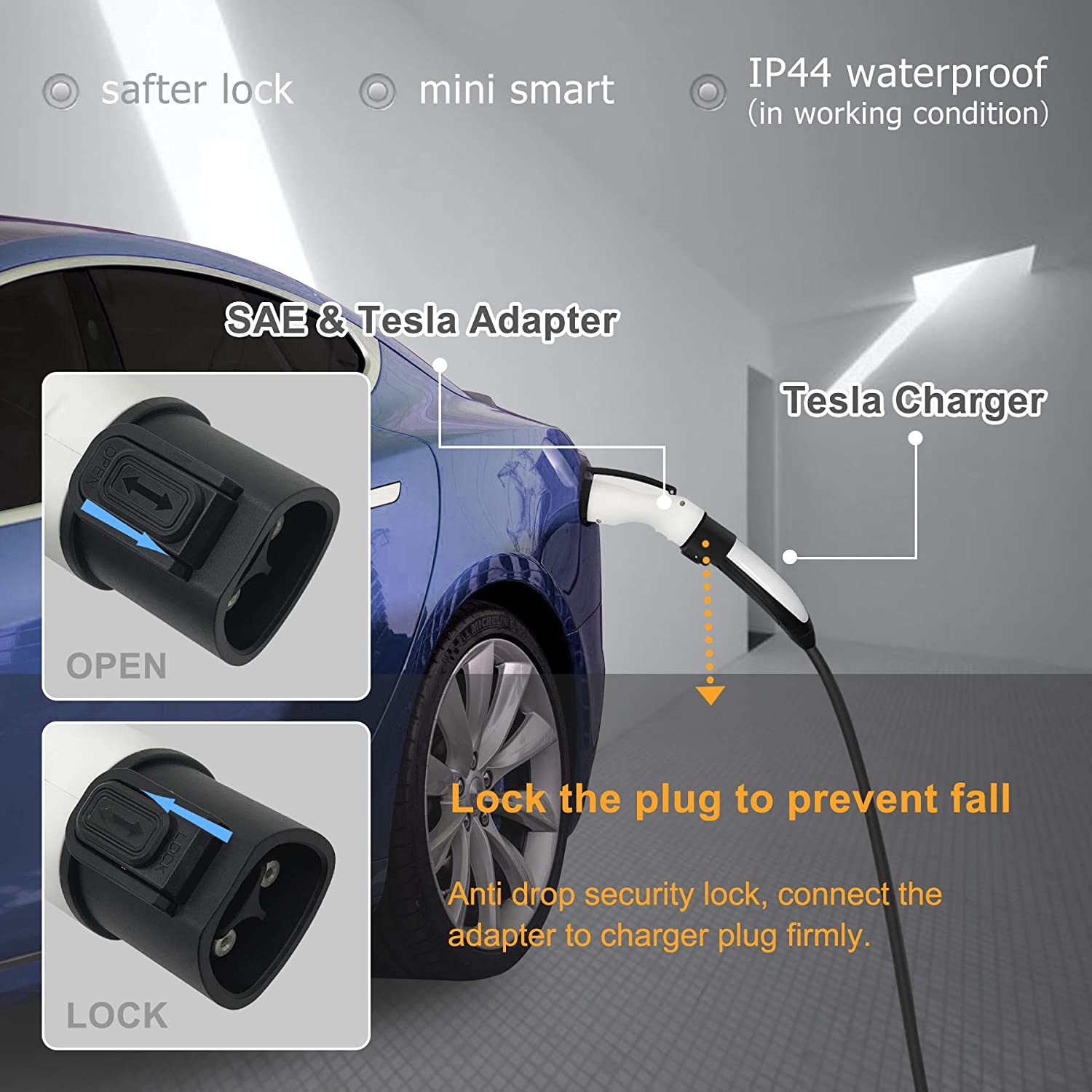 Tesla to J1772 EV Charging Adapter | 250V |40A - Teskay