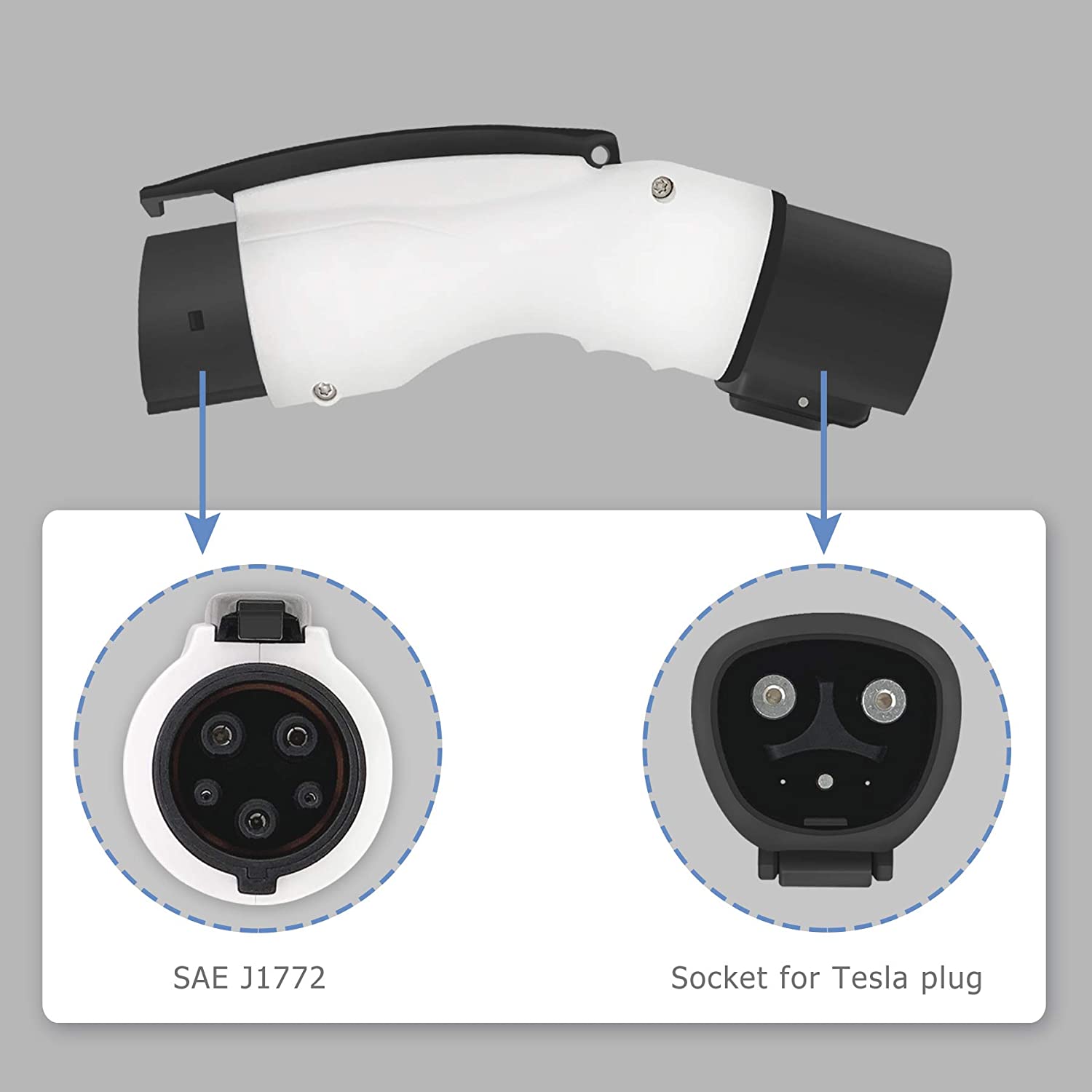 Tesla to J1772 EV Charging Adapter | 250V |40A - Teskay