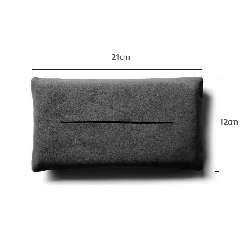Hidden Suede Tissue Holder for Tesla Model 3/Y/X/S-9