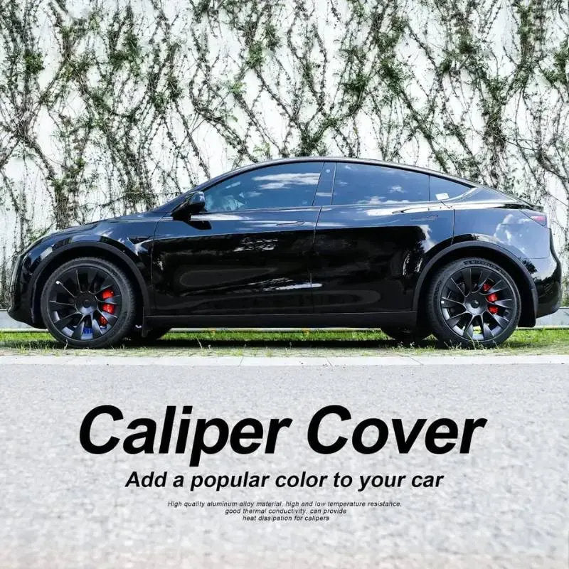 19"-22" Tesla Model X/S Brake Caliper Covers – Aluminum Alloy, Sporty Upgrade for 2018-2025 Models-5