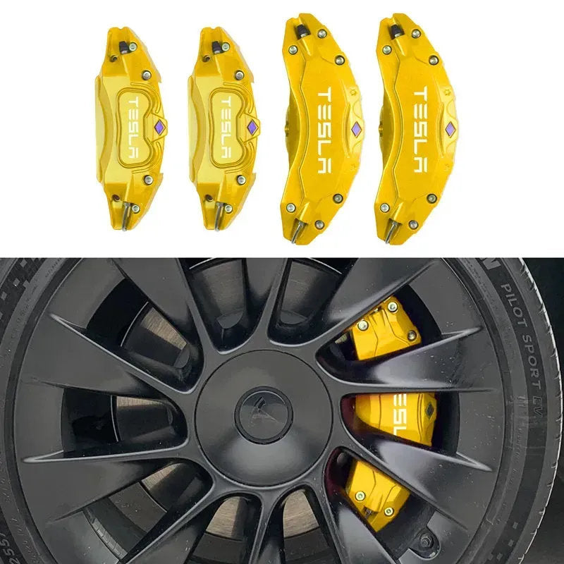 19"-22" Tesla Model X/S Brake Caliper Covers – Aluminum Alloy, Sporty Upgrade for 2018-2025 Models-10