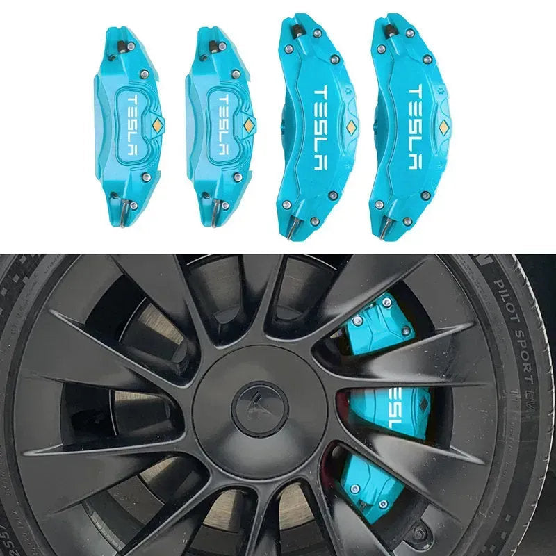 19"-22" Tesla Model X/S Brake Caliper Covers – Aluminum Alloy, Sporty Upgrade for 2018-2025 Models-12