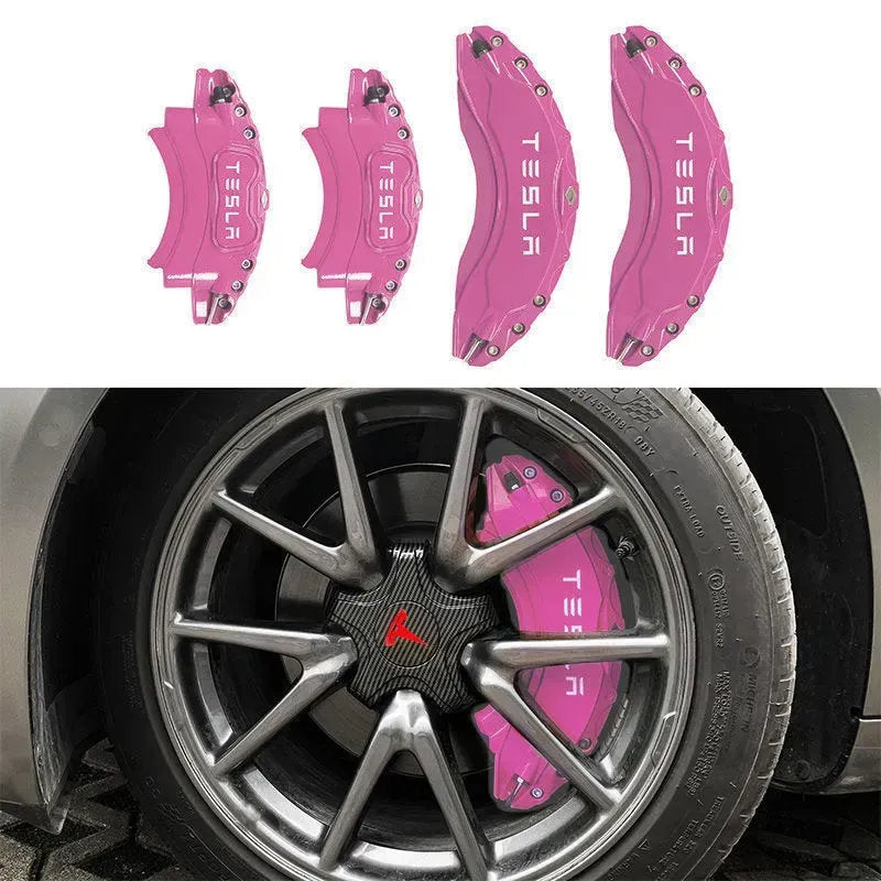 19"-22" Tesla Model X/S Brake Caliper Covers – Aluminum Alloy, Sporty Upgrade for 2018-2025 Models-15