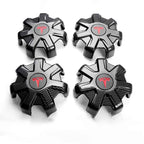 Tesla Model Y Center Caps for 19-inch Wheels - ABS & Aluminum Alloy Hub Cover Kit with Integrated Lug Nut Covers-5
