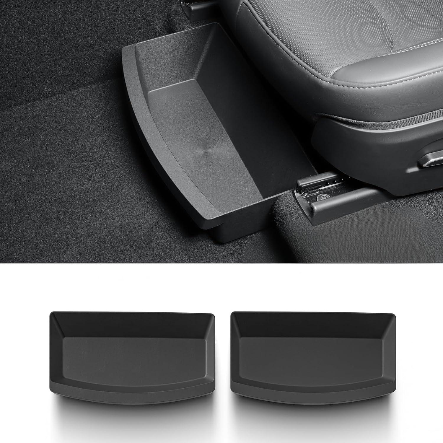 TPE Under Seat Storage Box for Model Y Juniper 2PCS