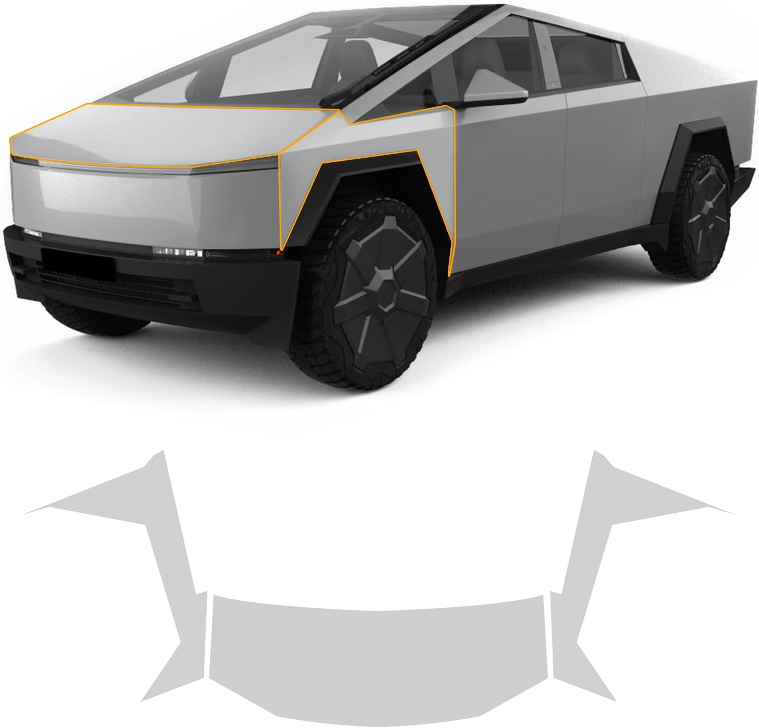 TPU Full Car Paint Protection Film for Tesla Cybertruck - Teskay