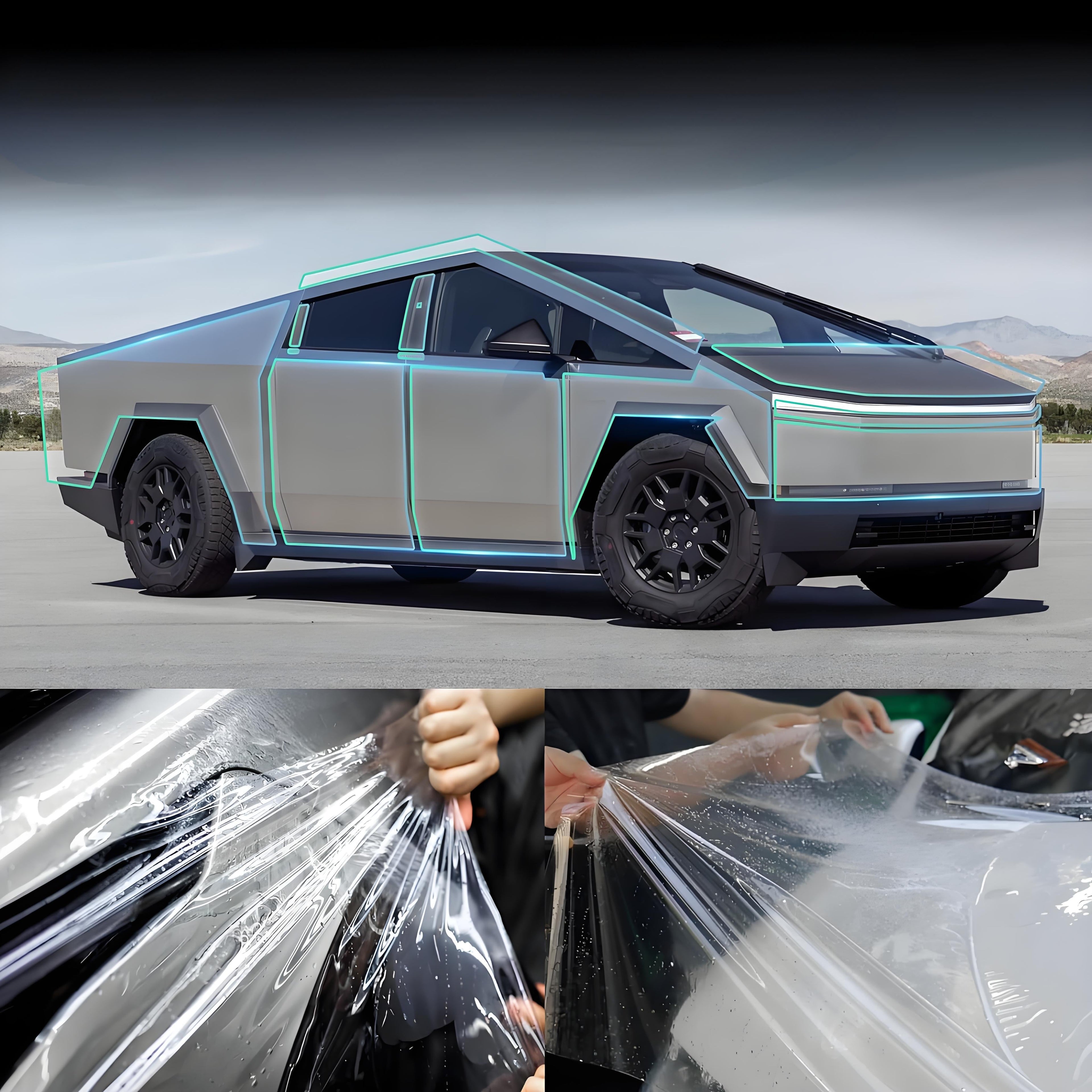TPU Full Car Paint Protection Film for Tesla Cybertruck - Teskay
