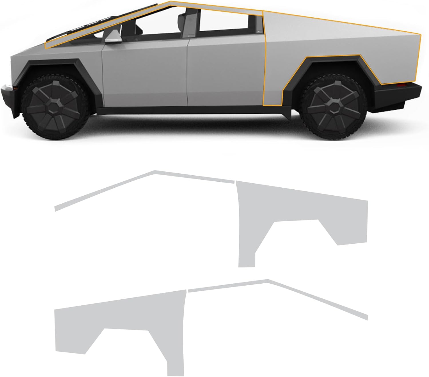TPU Full Car Paint Protection Film for Tesla Cybertruck - Teskay