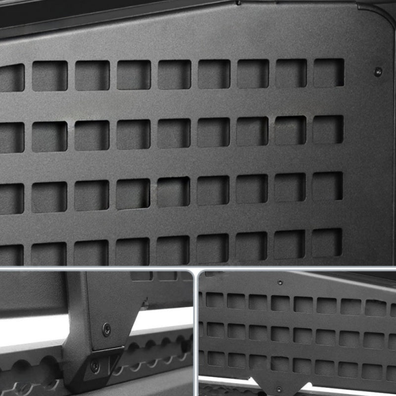 2-in-1 L-Track MOLLE Panel for Cybertruck | Modular Bed Storage Solution - Teskay5