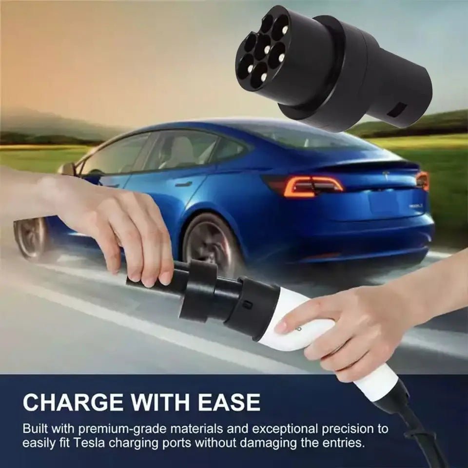 TYPE 2 to Tesla TPC charger adapter | 500V | 200A - Teskay