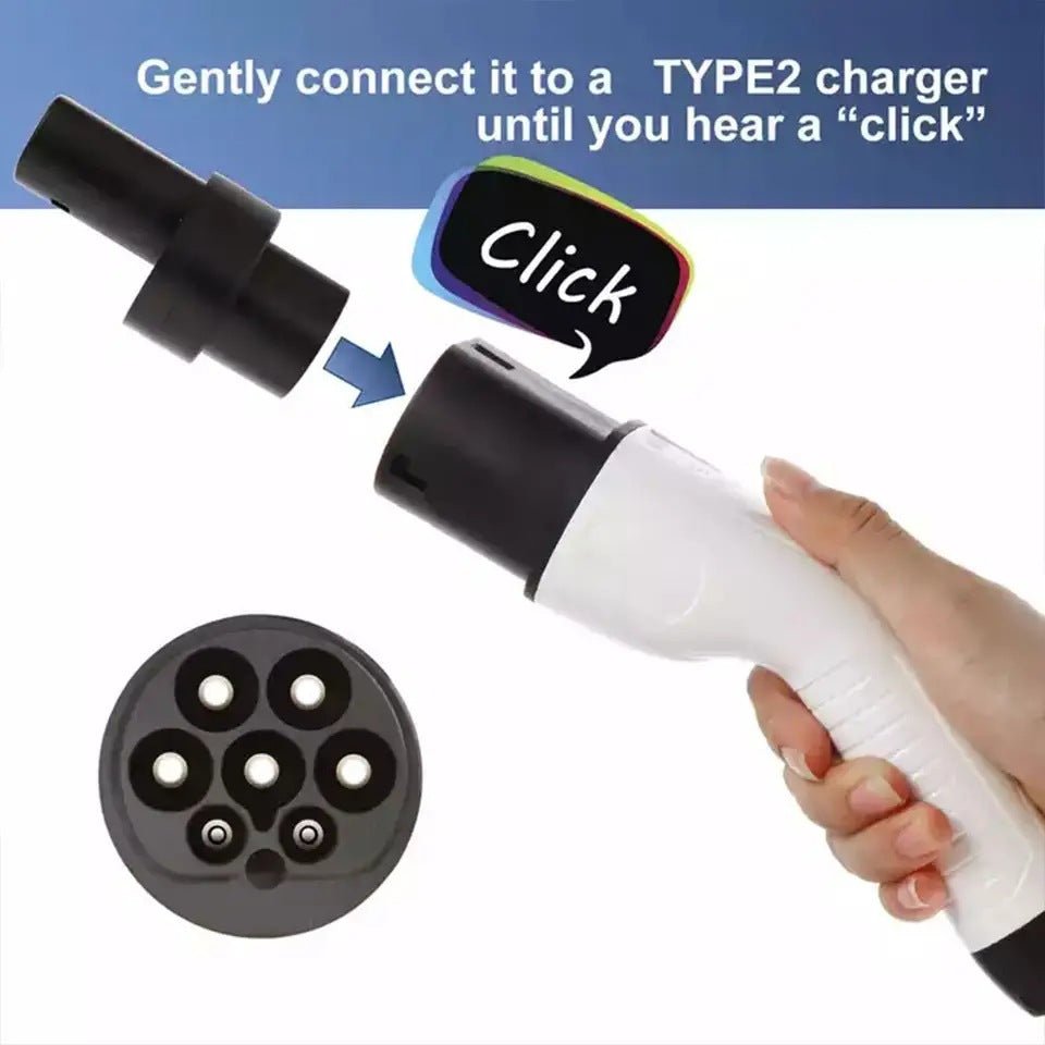 TYPE 2 to Tesla TPC charger adapter | 500V | 200A - Teskay
