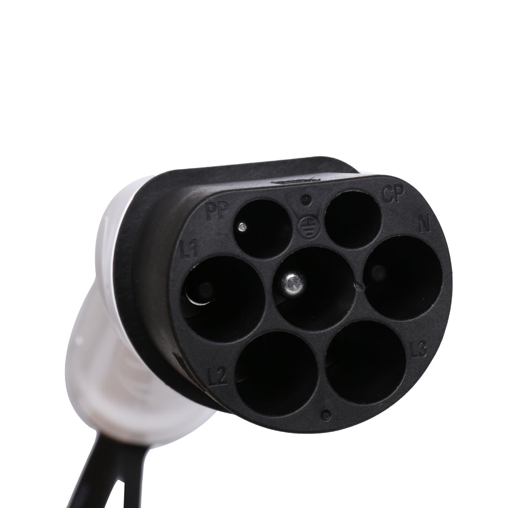 Type 2 to Type 2 EV Charging Cable | 7kW/32A |16ft - Teskay