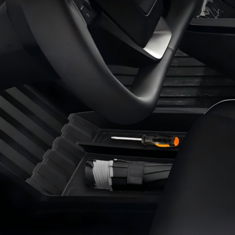 Under Center Console Storage Box for Tesla Cybertruck - Teskay