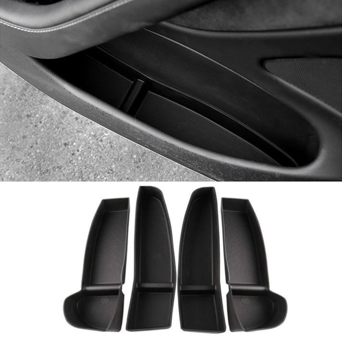 Under Door Storage Box Organizer for Tesla Model 3 2017-2023 (4 pcs)