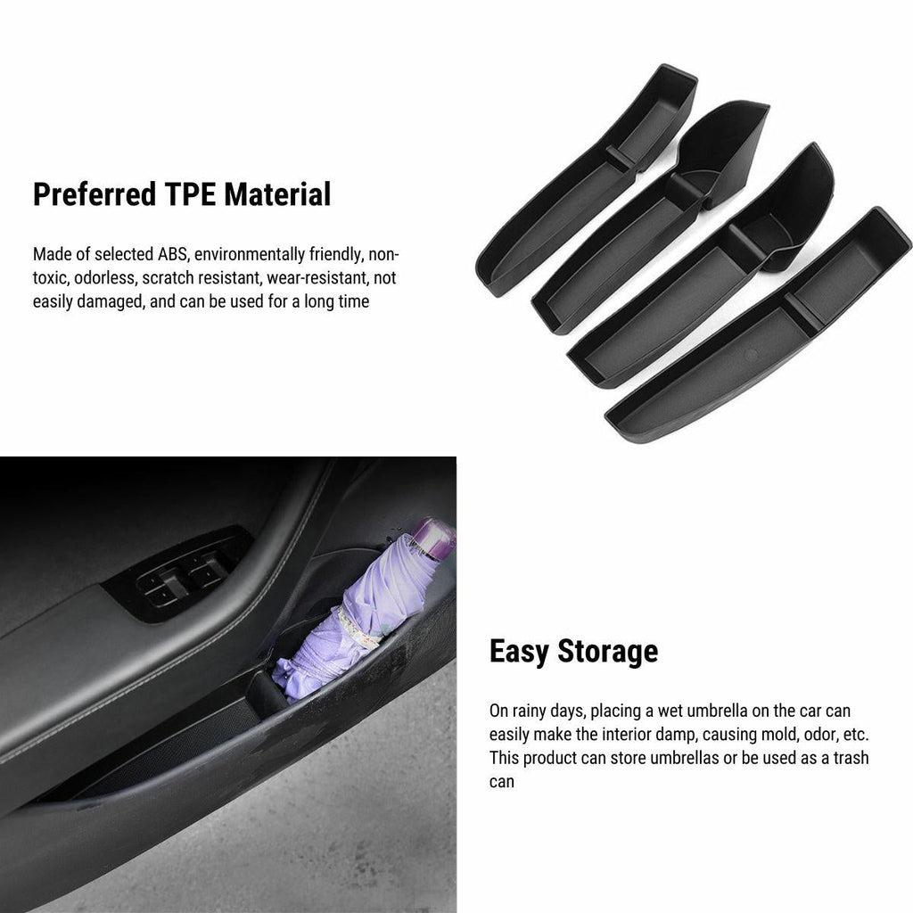 Under Door Storage Box Organizer for Tesla Model 3 2017-2023 (4 pcs)