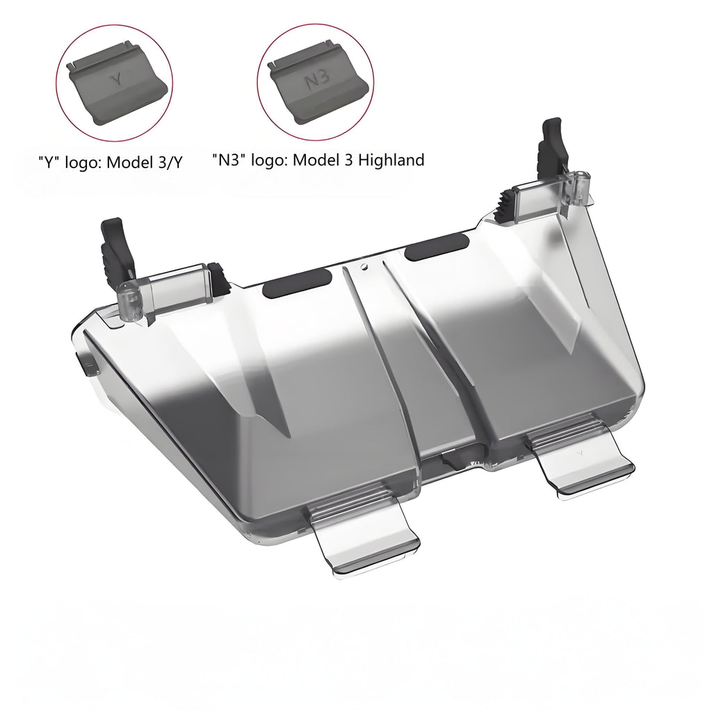 Under Screen Storage Box for New Model Y / 3 Highland Transparent White