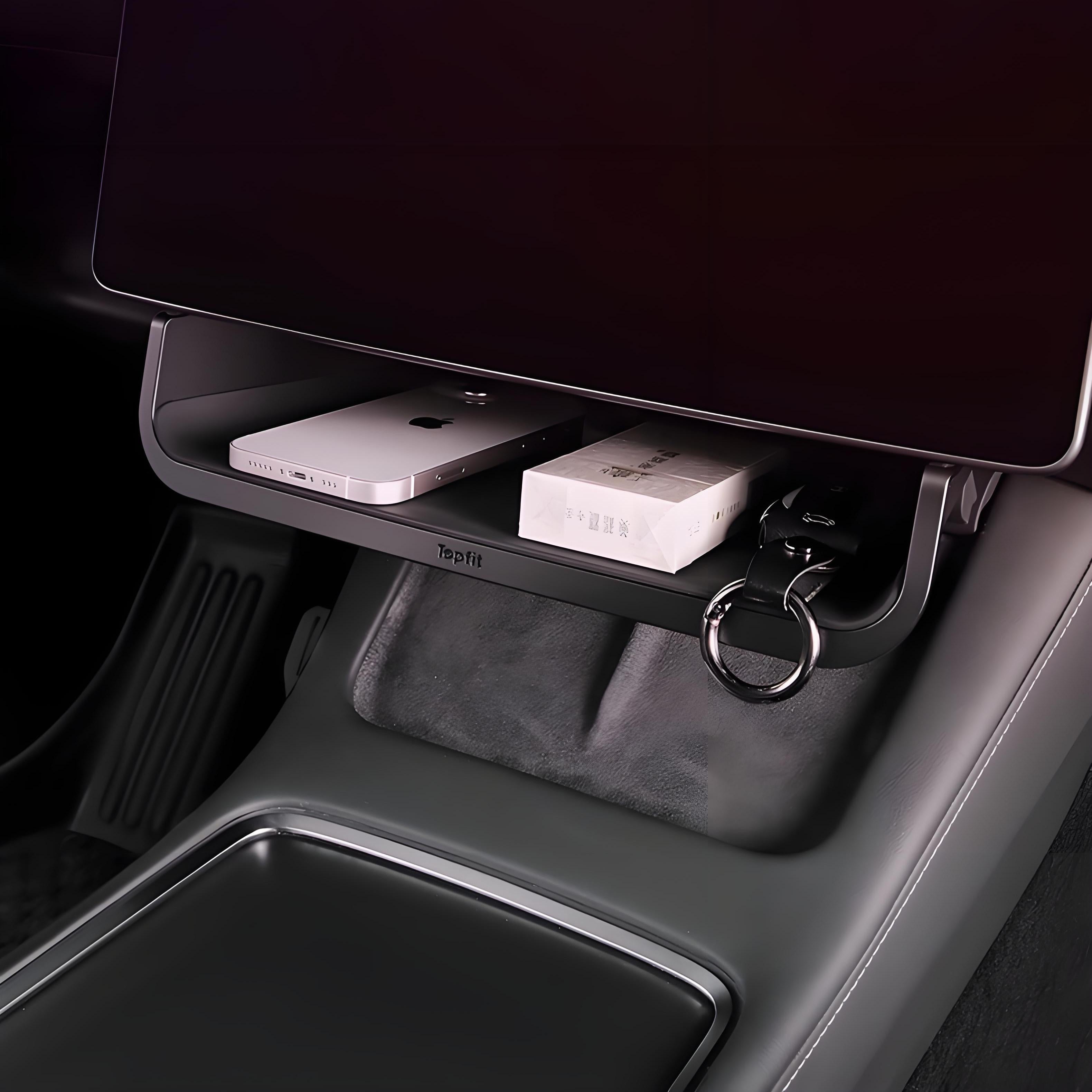 Under Screen Storage Box for New Model Y / 3 Highland Third Generation Black