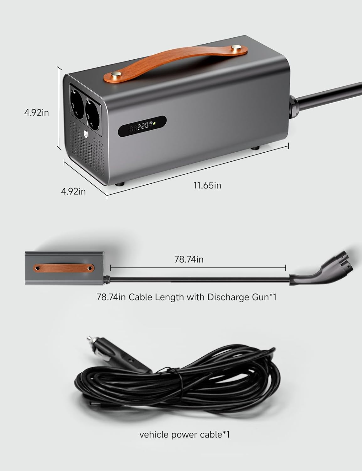 Vehicle to load EV Discharger for Model Y/3/X/S