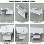 Wall Mount Kit for Starlink Gen 3 Router & Power Adapter - Teskay