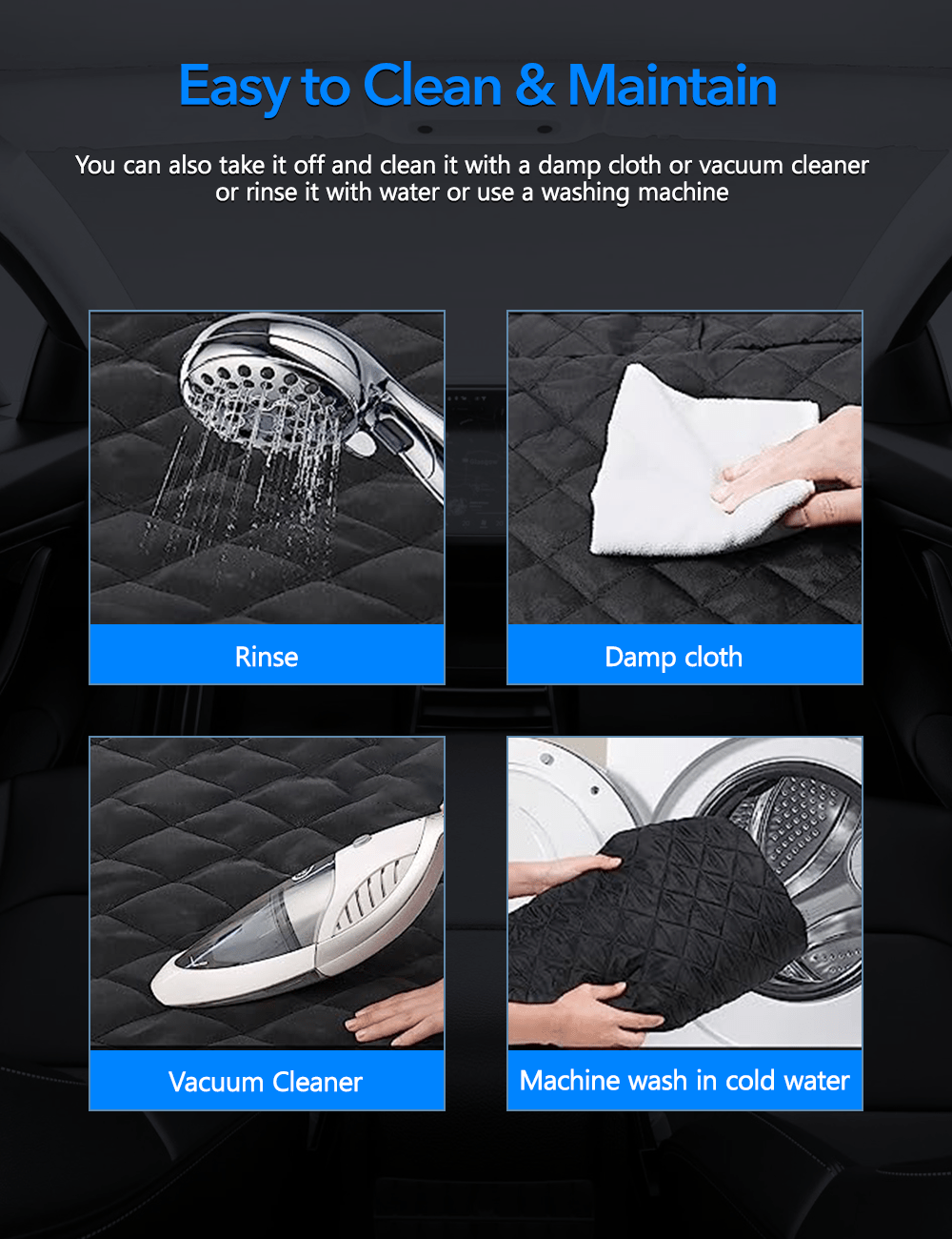 Waterproof Car Dog Seat Cover for Tesla Model Y/3/S/X/Cybertruck - Teskay
