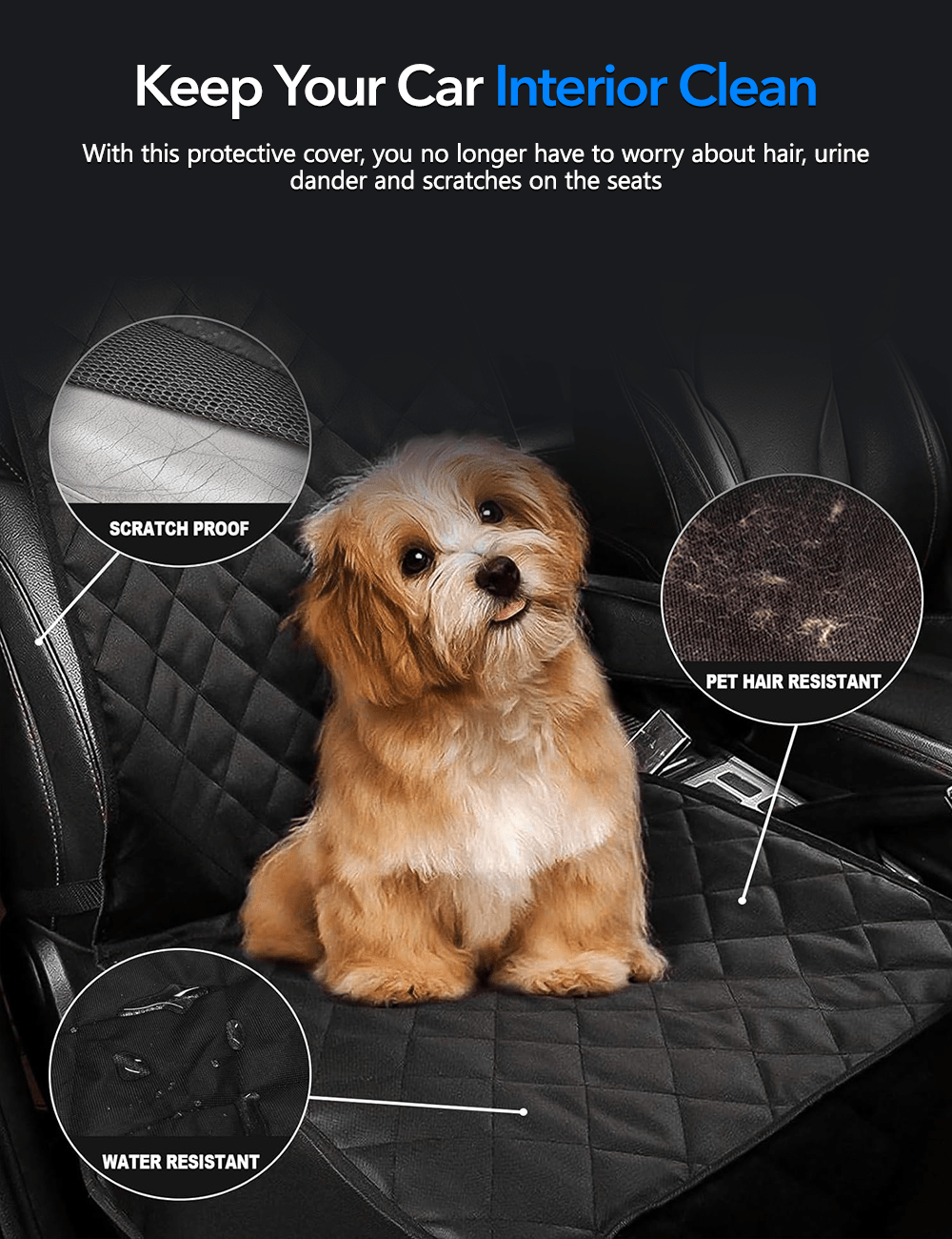 Waterproof Car Dog Seat Cover for Tesla Model Y/3/S/X/Cybertruck - Teskay
