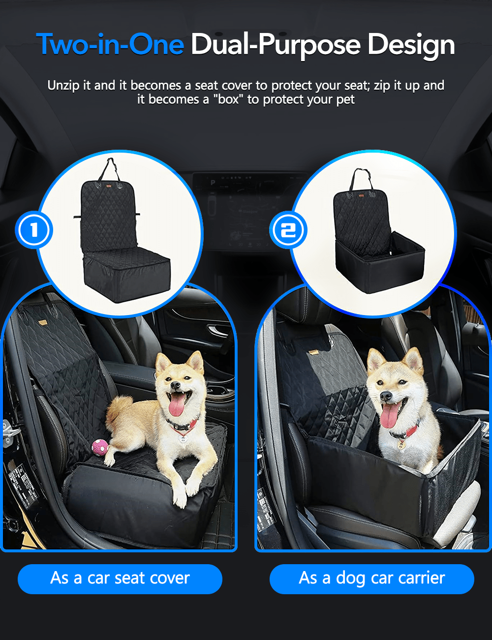 Waterproof Car Dog Seat Cover for Tesla Model Y/3/S/X/Cybertruck - Teskay