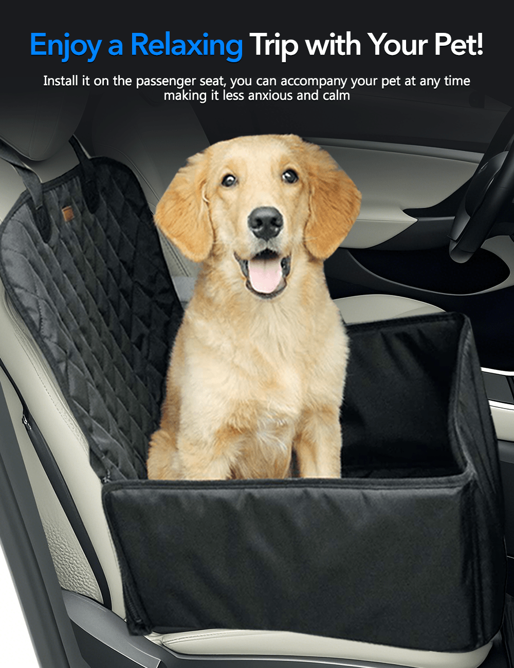 Waterproof Car Dog Seat Cover for Tesla Model Y/3/S/X/Cybertruck - Teskay
