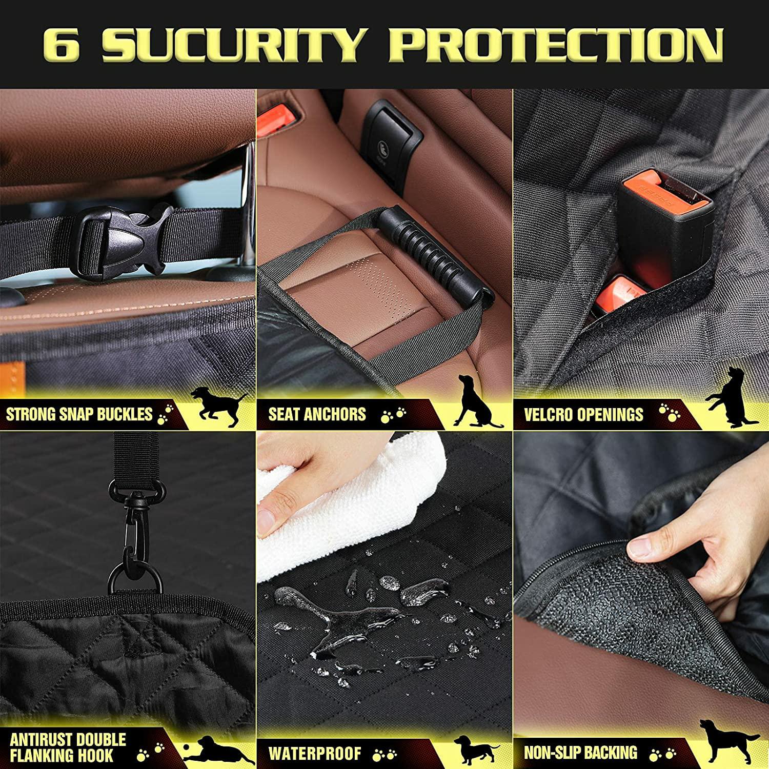 Waterproof Dog Seat Cover for Back Seat for Model 3/Y/S/X/Cybertruck - Teskay