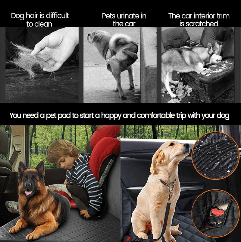 Waterproof Dog Seat Cover for Back Seat for Model 3/Y/S/X/Cybertruck - Teskay