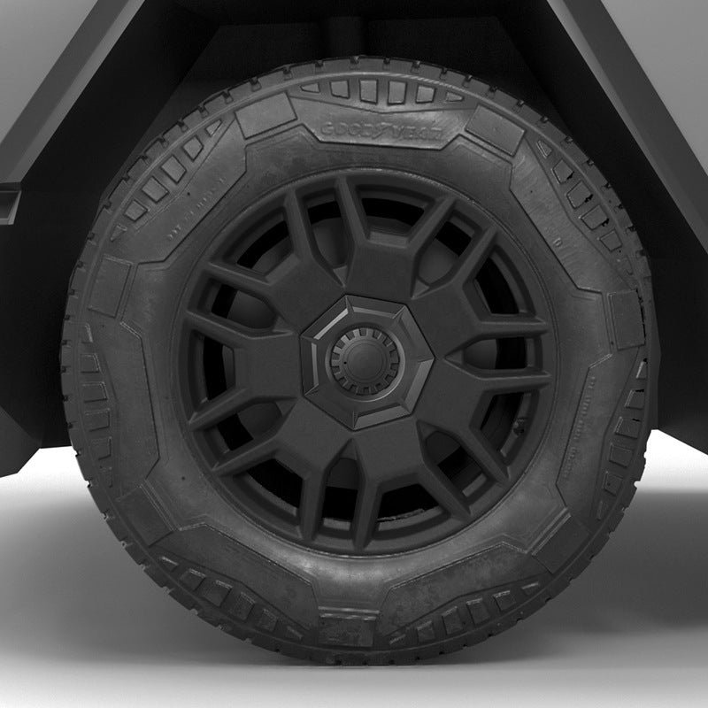 Wheel Center Hub Caps for Tesla Cybertruck (4 PCS) - Teskay