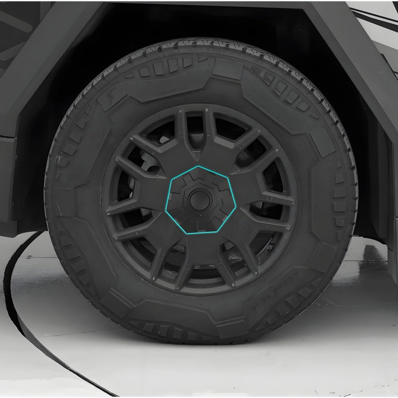 Wheel Center Hub Caps for Tesla Cybertruck (4 PCS) - Teskay
