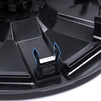 Cybertruck Matte Black Wheel Covers (Set of 4) - Snap-On Hubcaps - Teskay4