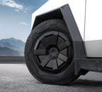 Cybertruck Matte Black Wheel Covers (Set of 4) - Snap-On Hubcaps - Teskay2