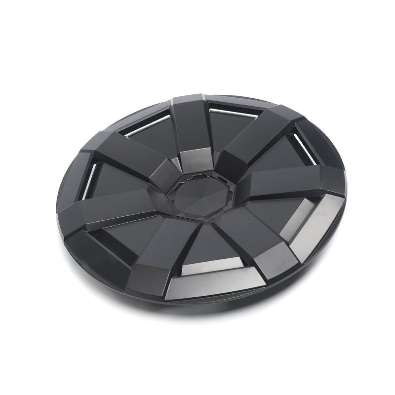 Cybertruck Matte Black Wheel Covers (Set of 4) - Snap-On Hubcaps - Teskay3