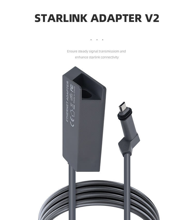 Wired Connection to RJ45 for Starlink Gen 2 Ethernet Adapter - Teskay