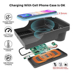 Wireless Phone Charger Center Console Organizer for Tesla Model S/Model X 2017-2021