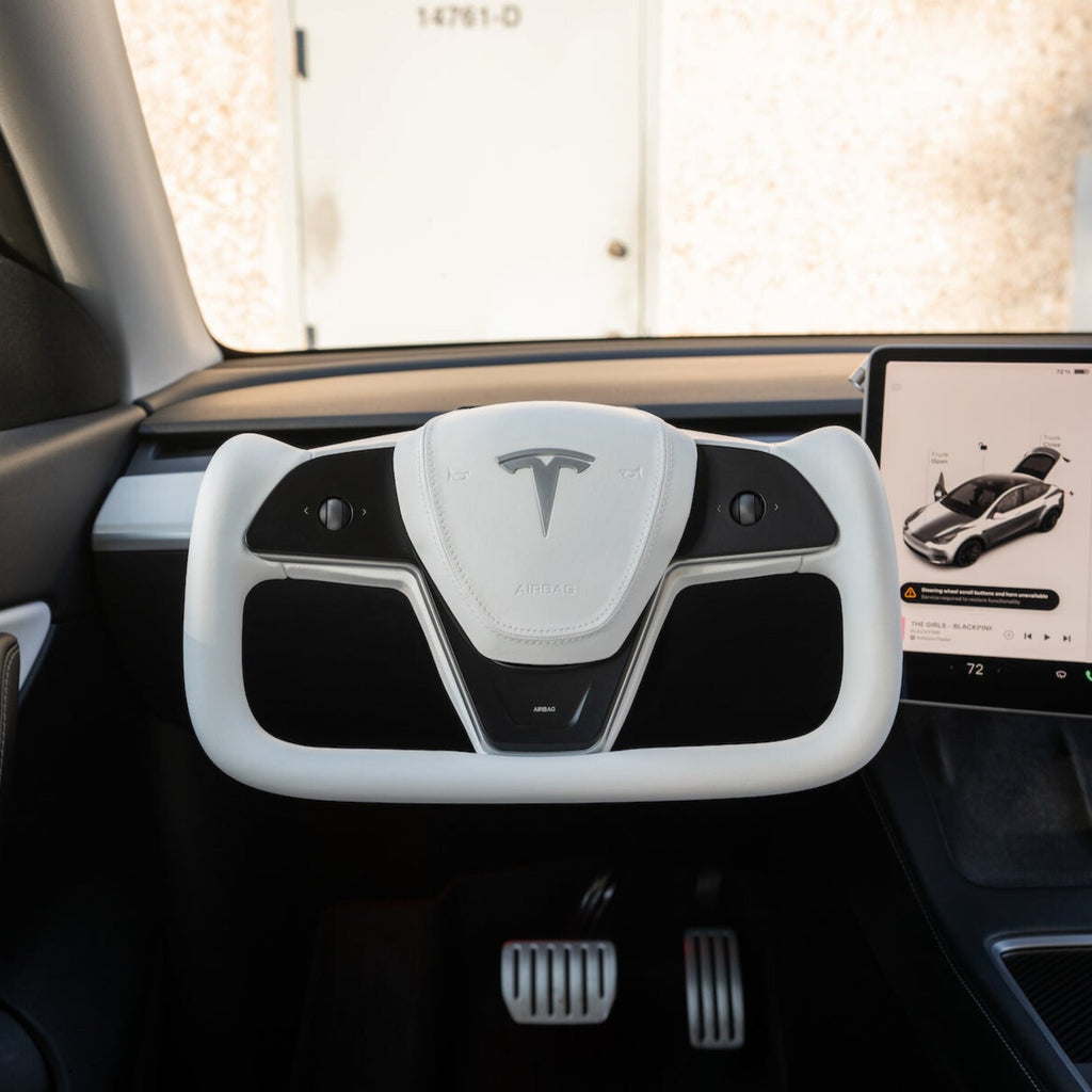 Yoke Plaid Steering Wheel for Tesla Model 3 / Y - Teskay