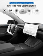Yoke Steering Wheel for Model 3 Highland / Model Y Juniper - Teskay