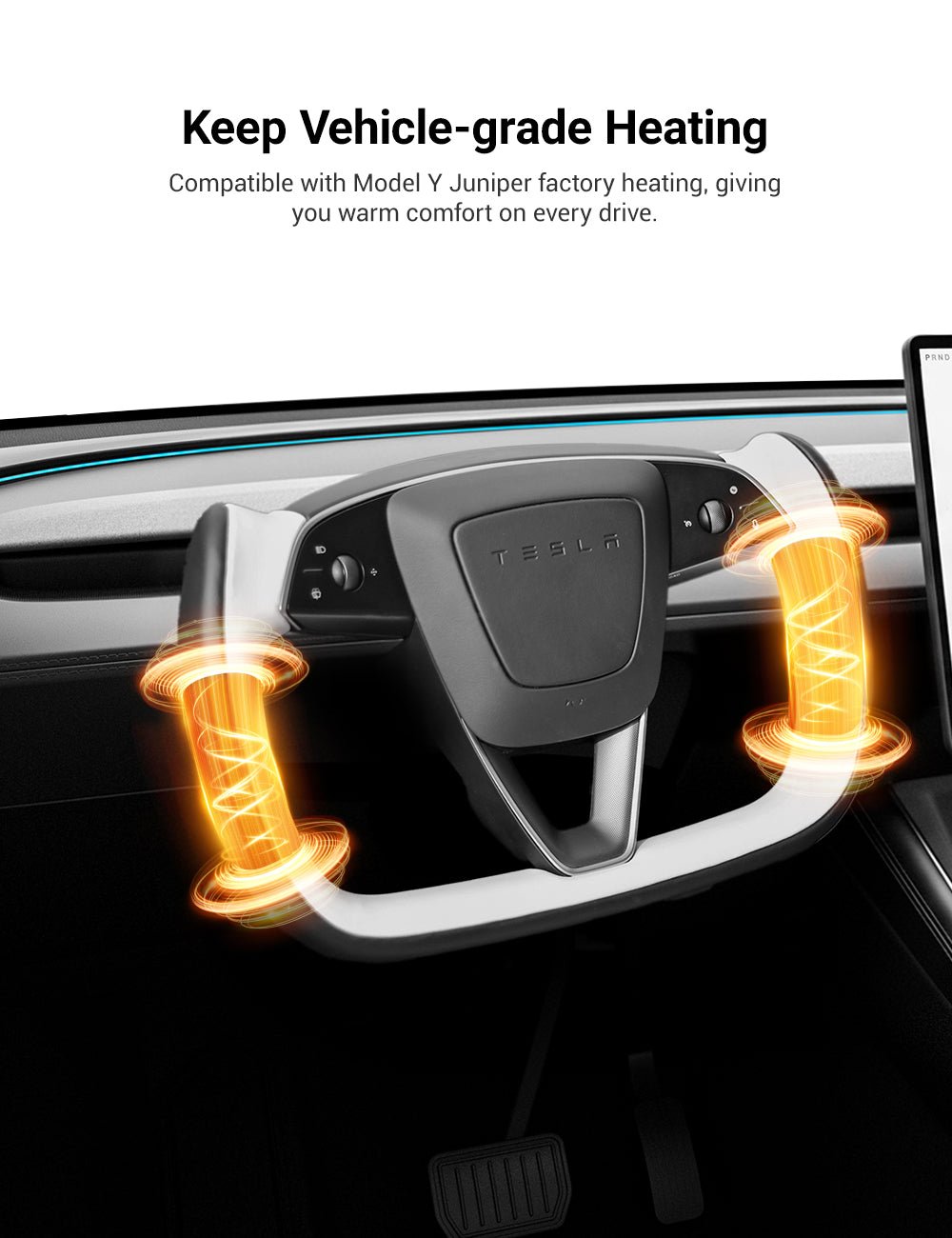 Yoke Steering Wheel for Model 3 Highland / Model Y Juniper - Teskay